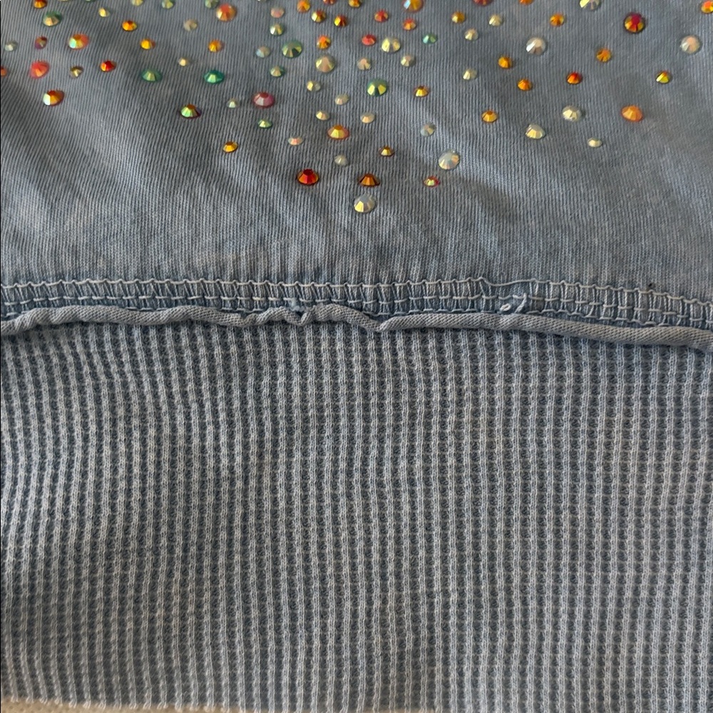 PFI WESTERN Rhinestone Fleur-de-Lis Top Tunic mini dress NWT - Picture 9 of 15